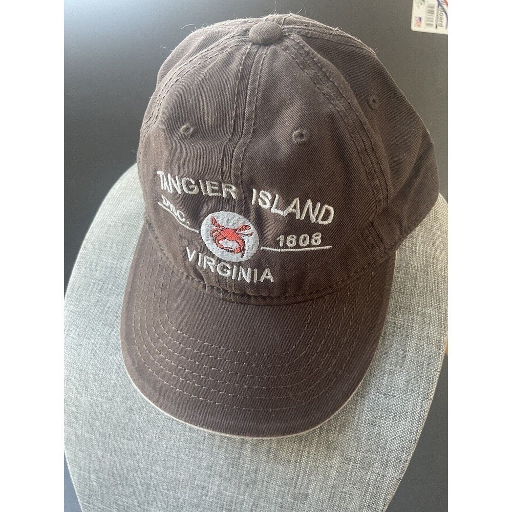 Jacobson Hat Company Tangier Island Virginia One Size Unisex Brown Baseball Cap